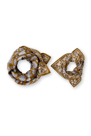 Foulard Latika 'Ours' Tapenade | APACHES COLLECTIONS