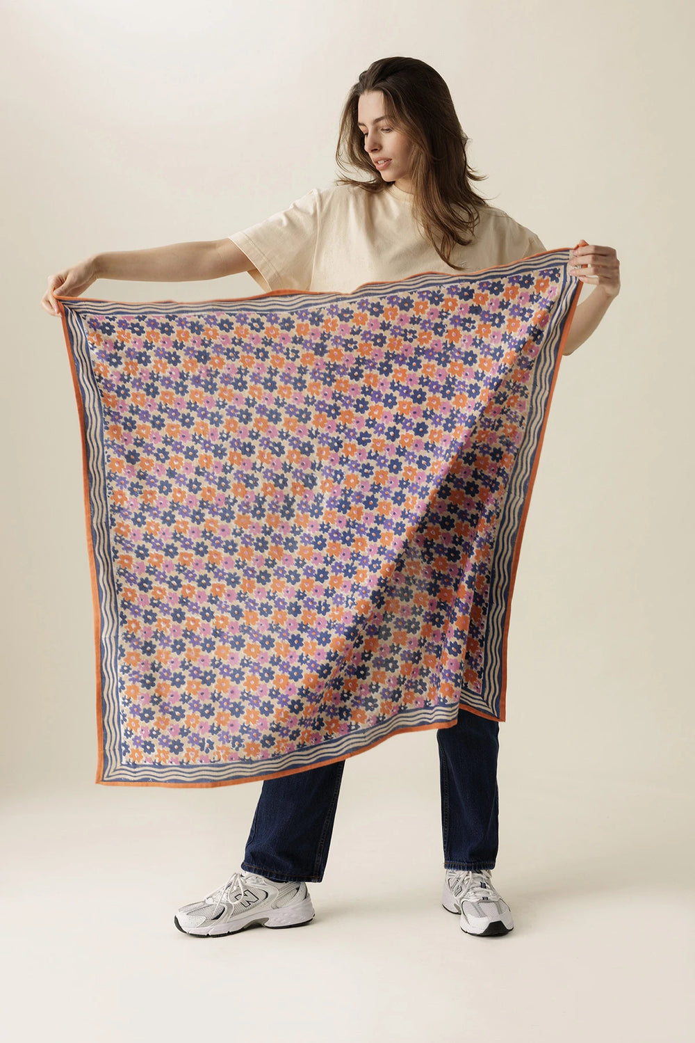 Foulard 'Latika' Paquerette Macadamia | APACHES COLLECTIONS