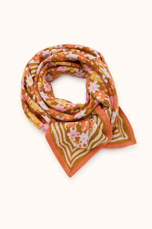 Foulard 'Latika' Paquerette Tapenade | APACHES COLLECTIONS