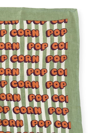 Petit foulard Manika 'Pop Corn' Olive | APACHES COLLECTIONS