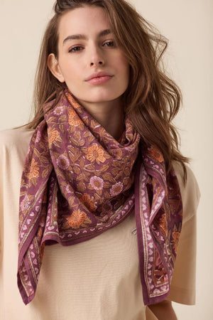Foulard ‘Latika’ Coeur Truffe | APACHES COLLECTIONS