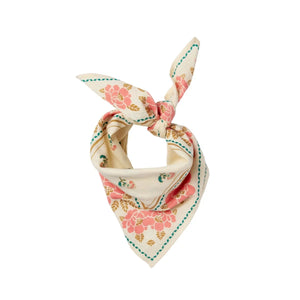 Foulard indien 'Nur' Écru | BONHEUR DU JOUR