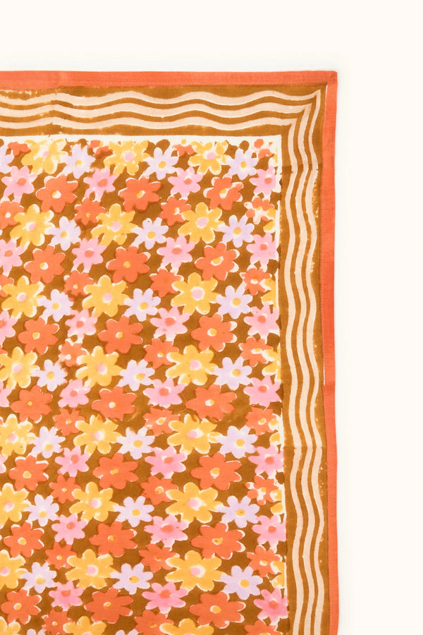 Foulard 'Latika' Paquerette Tapenade | APACHES COLLECTIONS