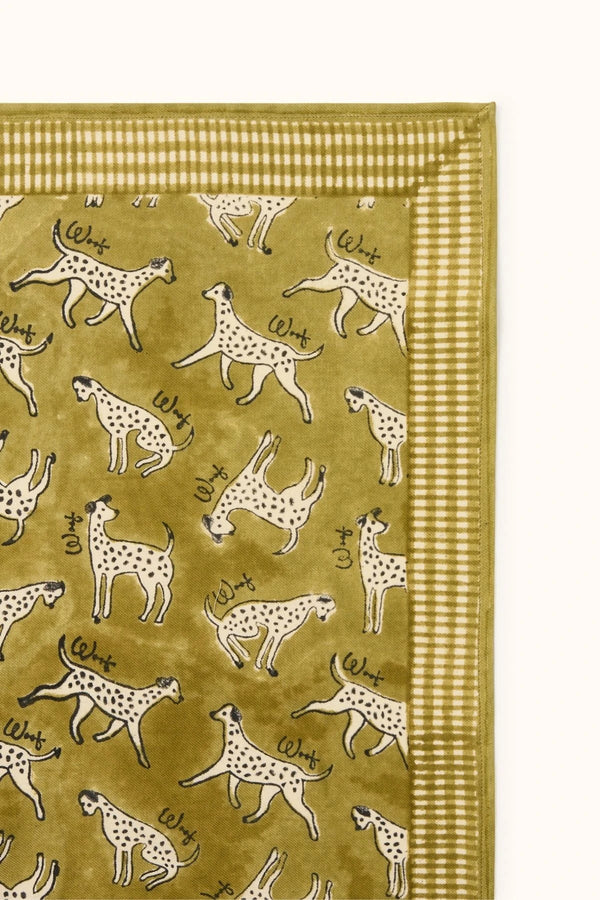 Petit foulard 'Manika' Pongo Khaki | APACHES COLLECTIONS
