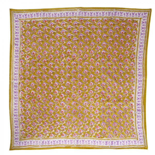 Foulard indien 'Victorian' Absynthe | BONHEUR DU JOUR