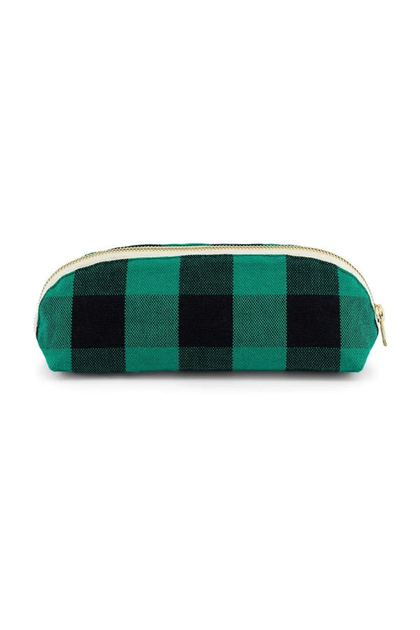 Trousse ‘Gaston' Big vichy Vert | ROSE IN APRIL