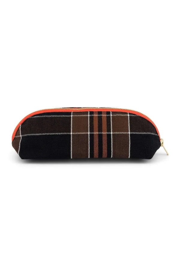 Trousse ‘Gaston' Black tartan | ROSE IN APRIL
