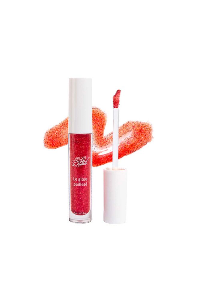 Gloss pailleté 'Rubis Chéri' | SI SI LA PAILLETTE