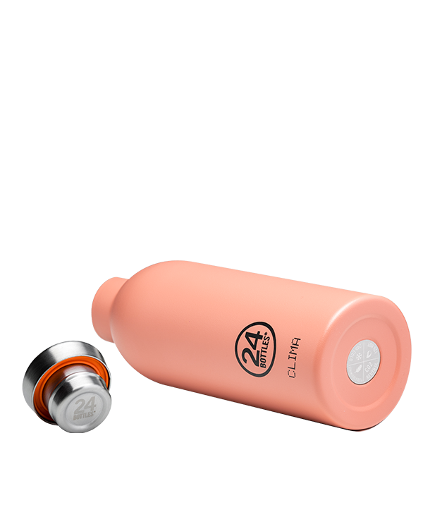 Gourde isotherme Clima en inox 'Blush Rose' | 24 BOTTLES