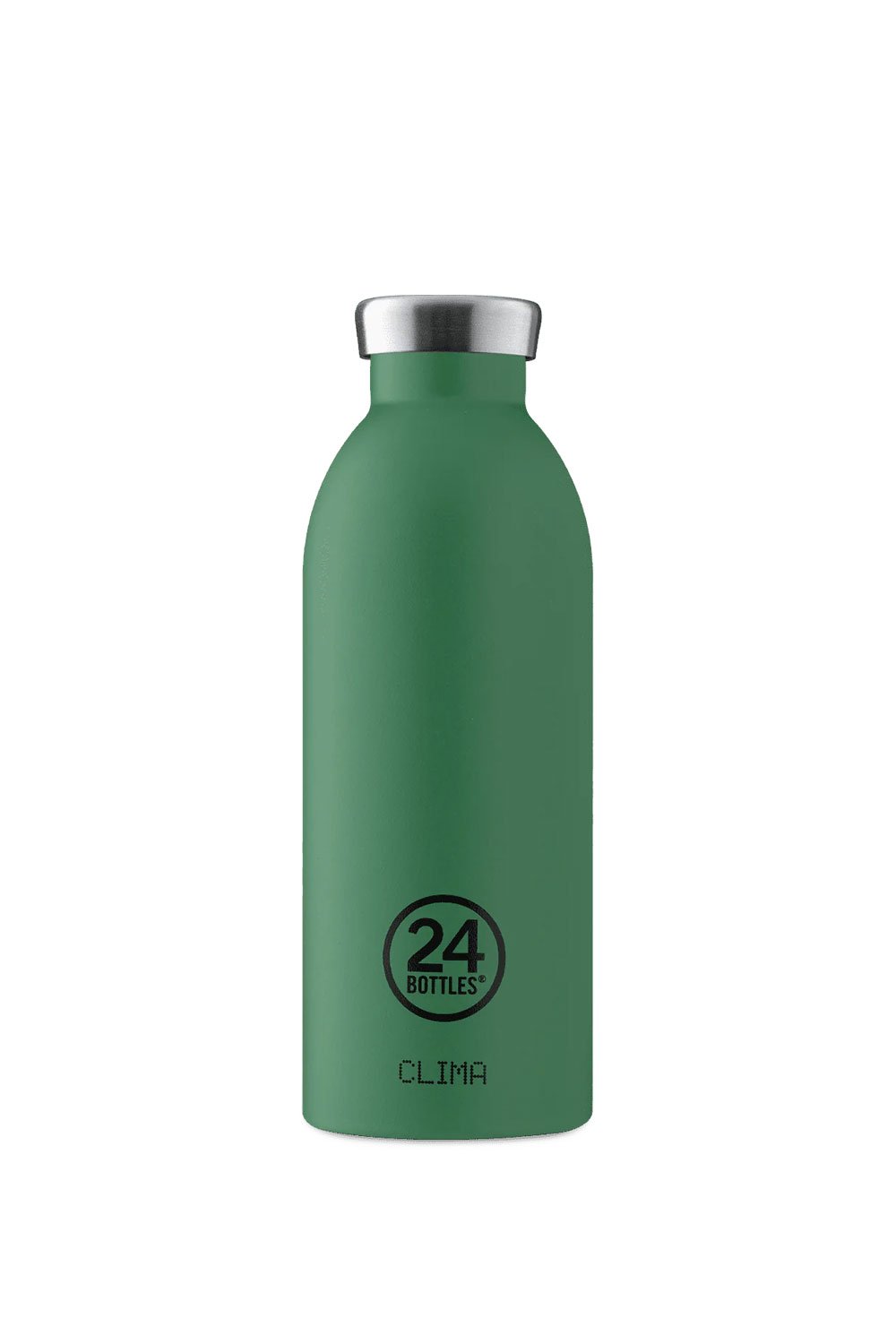 Gourde isotherme Clima en inox 'Emerald green' | 24 BOTTLES
