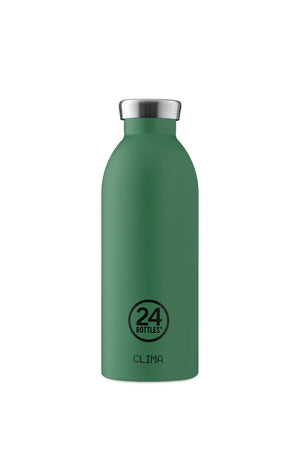 Gourde isotherme Clima en inox 'Emerald green' | 24 BOTTLES