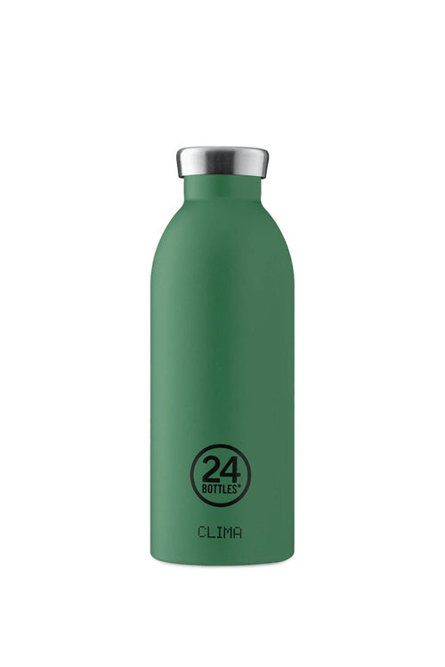Gourde isotherme Clima en inox 'Emerald green' | 24 BOTTLES
