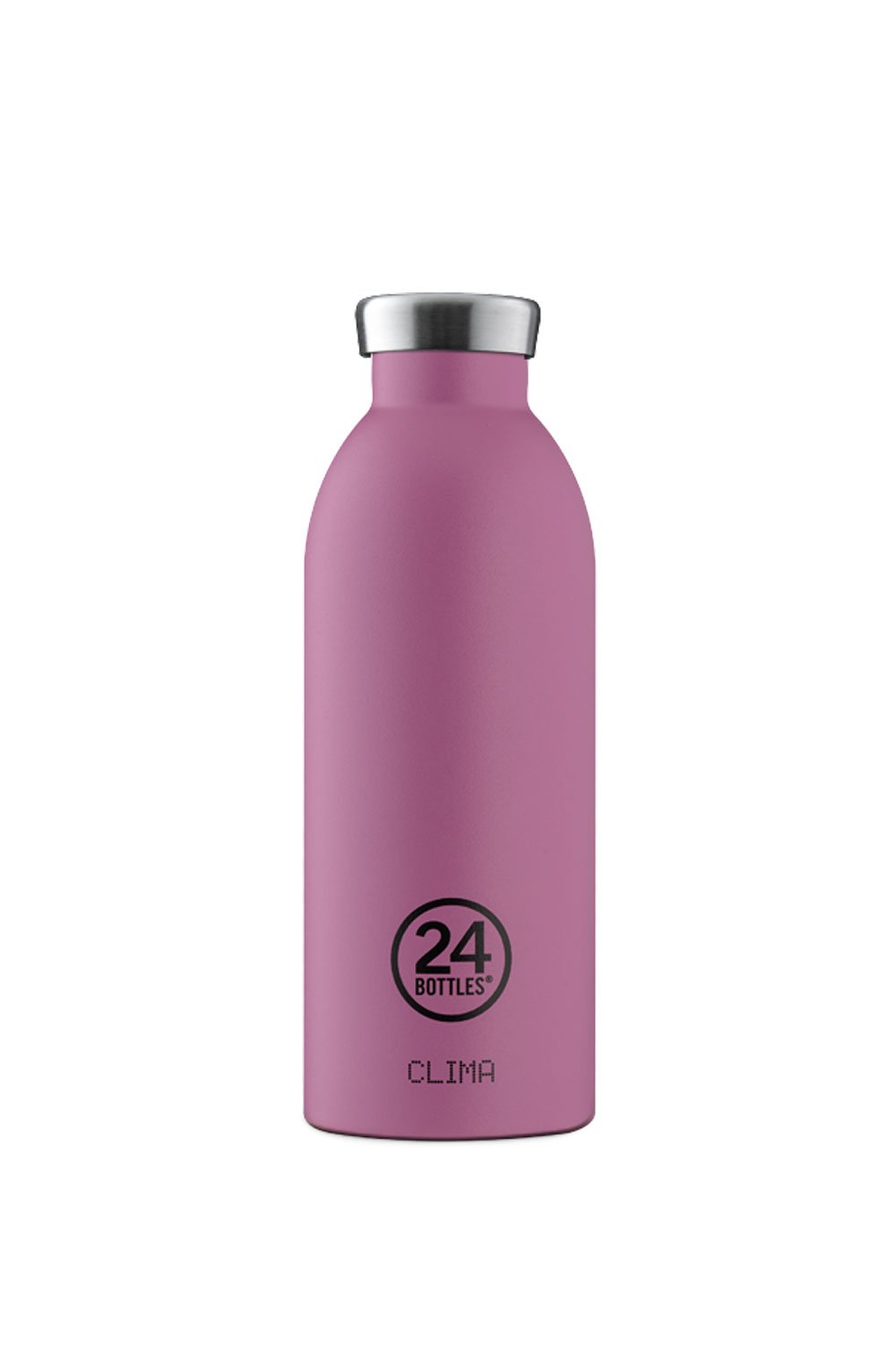 Gourde isotherme Clima en inox 'Mauve' | 24 BOTTLES