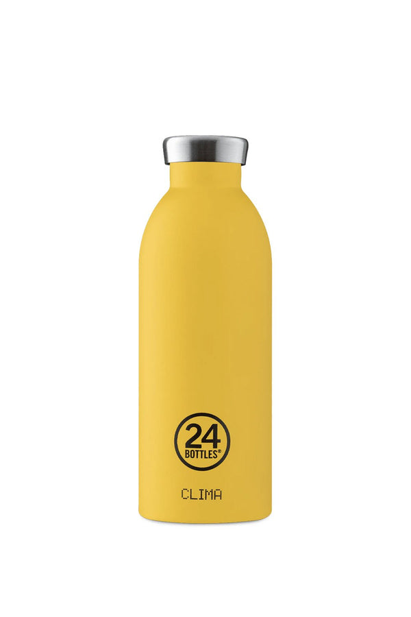 Gourde isotherme Clima en inox 'Taxi Yellow' | 24 BOTTLES