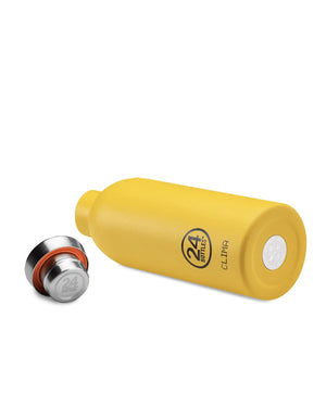 Gourde isotherme Clima en inox 'Taxi Yellow' | 24 BOTTLES