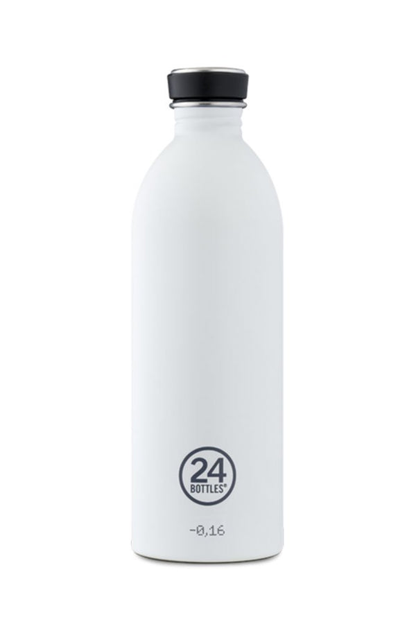 Gourde Urban en inox 'Ice White' | 24 BOTTLES