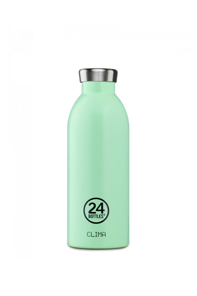 Gourde isotherme Clima en inox 'Aqua green' | 24 BOTTLES