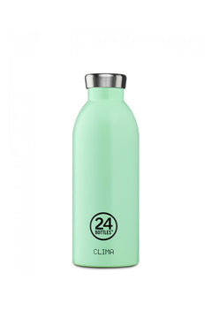 Gourde isotherme Clima en inox 'Aqua green' | 24 BOTTLES