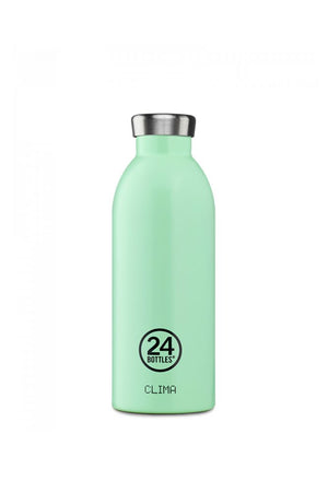 Gourde isotherme Clima en inox 'Aqua green' | 24 BOTTLES