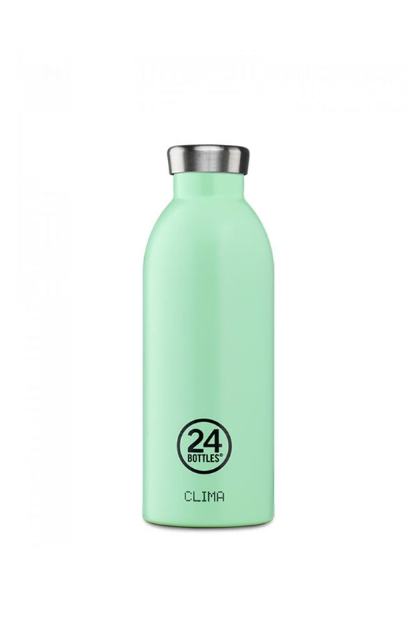Gourde isotherme Clima en inox 'Aqua green' | 24 BOTTLES