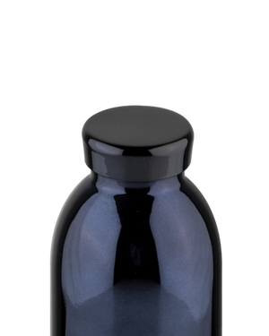 Gourde isotherme Clima en inox 'Black radiance' | 24 BOTTLES