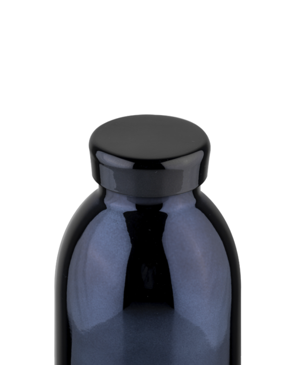 Gourde isotherme Clima en inox 'Black radiance' | 24 BOTTLES