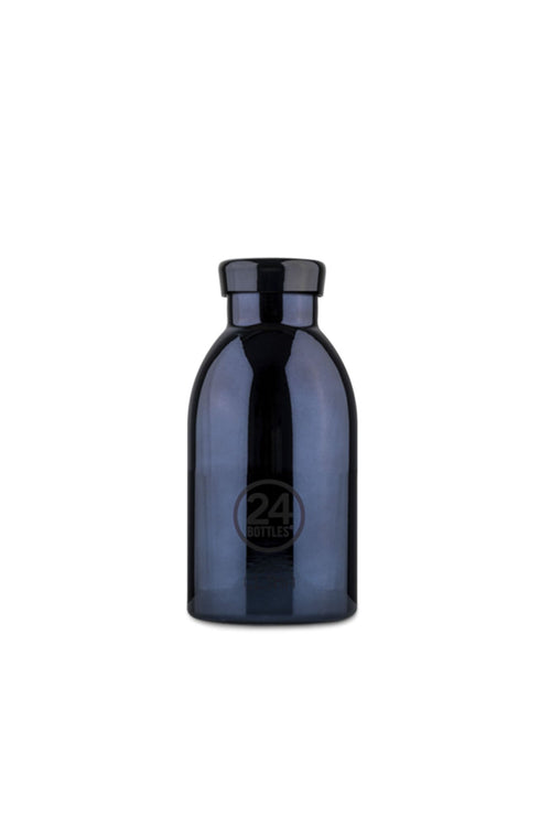 Gourde isotherme Clima en inox 'Black radiance' | 24 BOTTLES