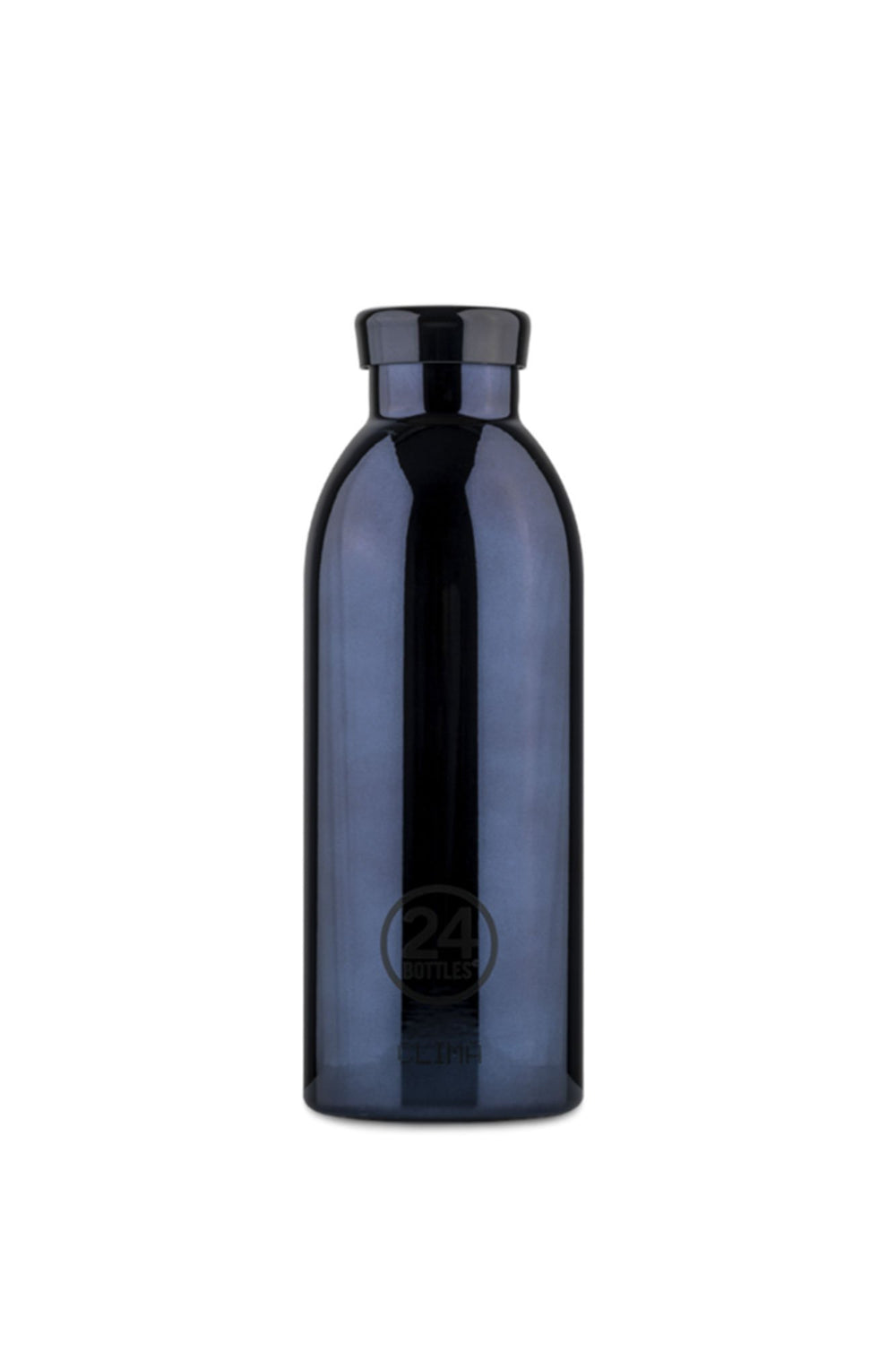 Gourde isotherme Clima en inox 'Black radiance' | 24 BOTTLES