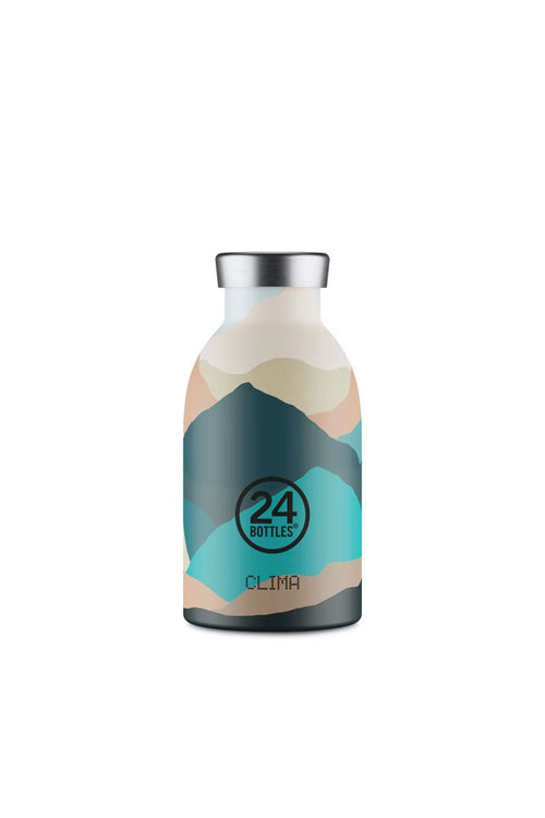 Gourde isotherme Clima en inox 'Mountains' | 24 BOTTLES
