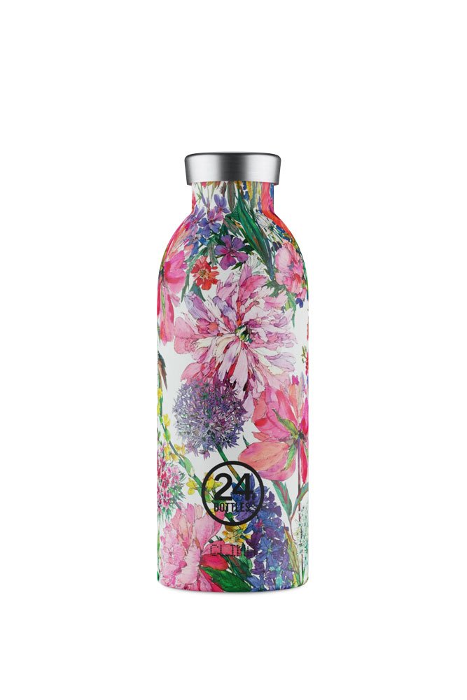 Gourde isotherme Clima en inox 'Begonia' | 24 BOTTLES
