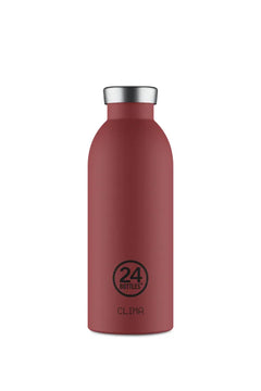 Gourde isotherme Clima en inox 'Country Red' | 24 BOTTLES