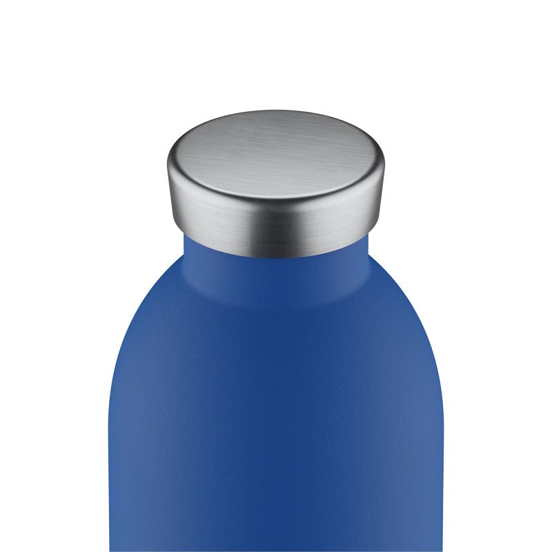 Gourde isotherme Clima en inox 'Gold blue' | 24 BOTTLES