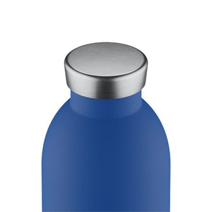 Gourde isotherme Clima en inox 'Gold blue' | 24 BOTTLES