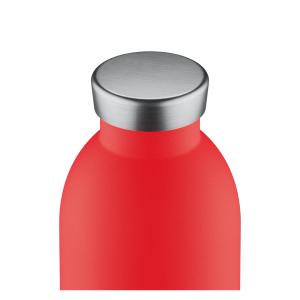 Gourde isotherme Clima en inox 'Hot red' | 24 BOTTLES