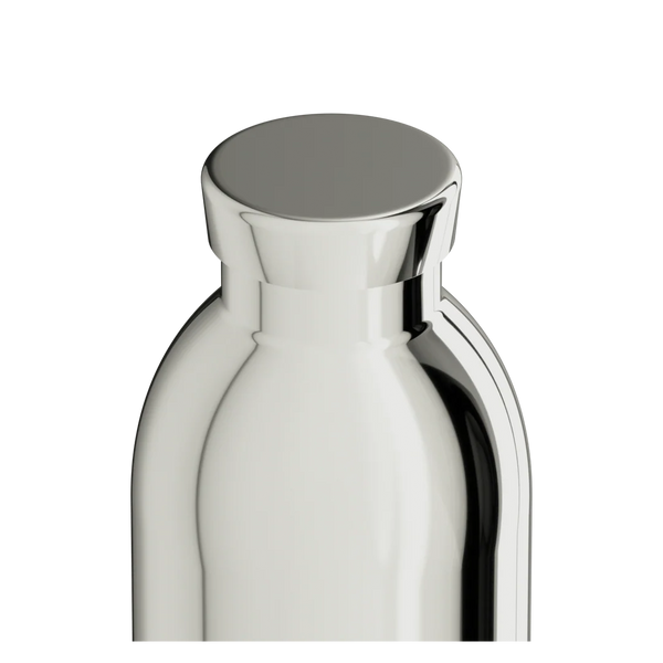 Gourde isotherme Clima en inox 'Mirror steel' | 24 BOTTLES