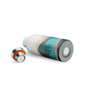 Gourde isotherme Clima en inox 'Mountains' | 24 BOTTLES