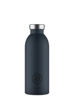 Gourde isotherme Clima en inox 'Navy Blue' | 24 BOTTLES