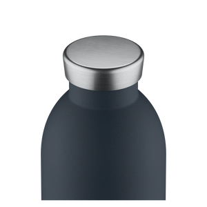 Gourde isotherme Clima en inox 'Navy Blue' | 24 BOTTLES