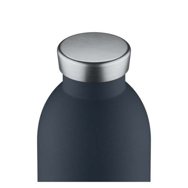 Gourde isotherme Clima en inox 'Navy Blue' | 24 BOTTLES