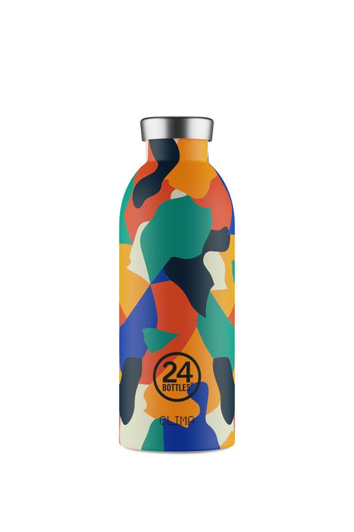 Gourde isotherme Clima en inox 'Orange Tundra' | 24 BOTTLES