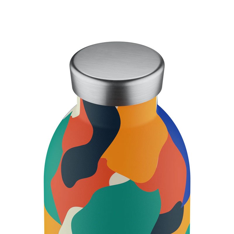 Gourde isotherme Clima en inox 'Orange Tundra' | 24 BOTTLES