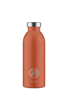 Gourde isotherme Clima en inox 'Sunset orange' | 24 BOTTLES