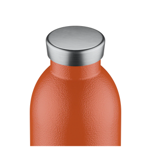 Gourde isotherme Clima en inox 'Sunset orange' | 24 BOTTLES