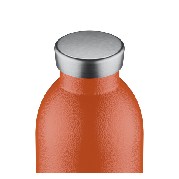 Gourde isotherme Clima en inox 'Sunset orange' | 24 BOTTLES