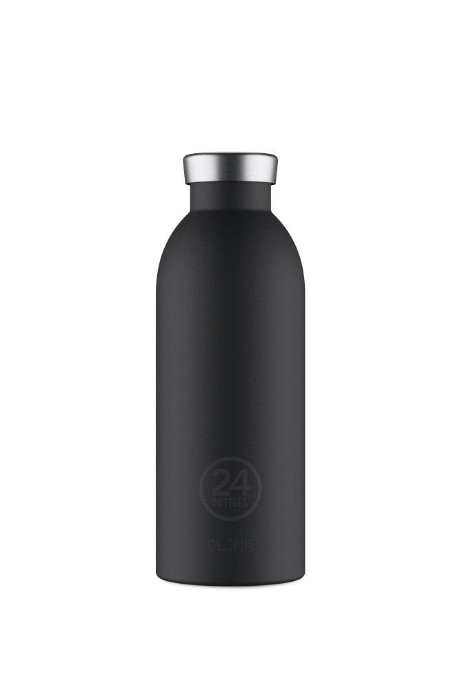 Gourde isotherme Clima en inox 'Tuxedo black' | 24 BOTTLES