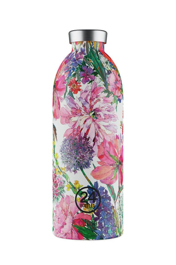 Gourde isotherme Clima en inox 'Begonia' | 24 BOTTLES