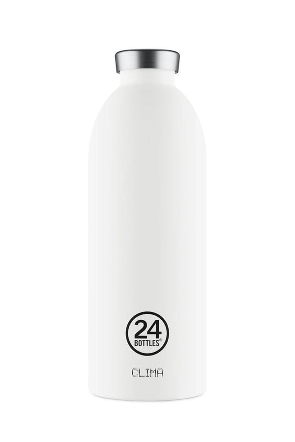 Gourde isotherme Clima en inox 'Ice white' | 24 BOTTLES