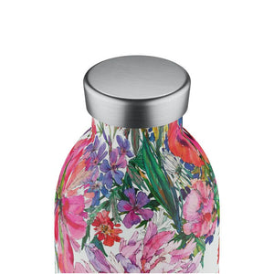 Gourde isotherme Clima en inox 'Begonia' | 24 BOTTLES