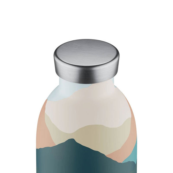 Gourde isotherme Clima en inox 'Mountains' | 24 BOTTLES