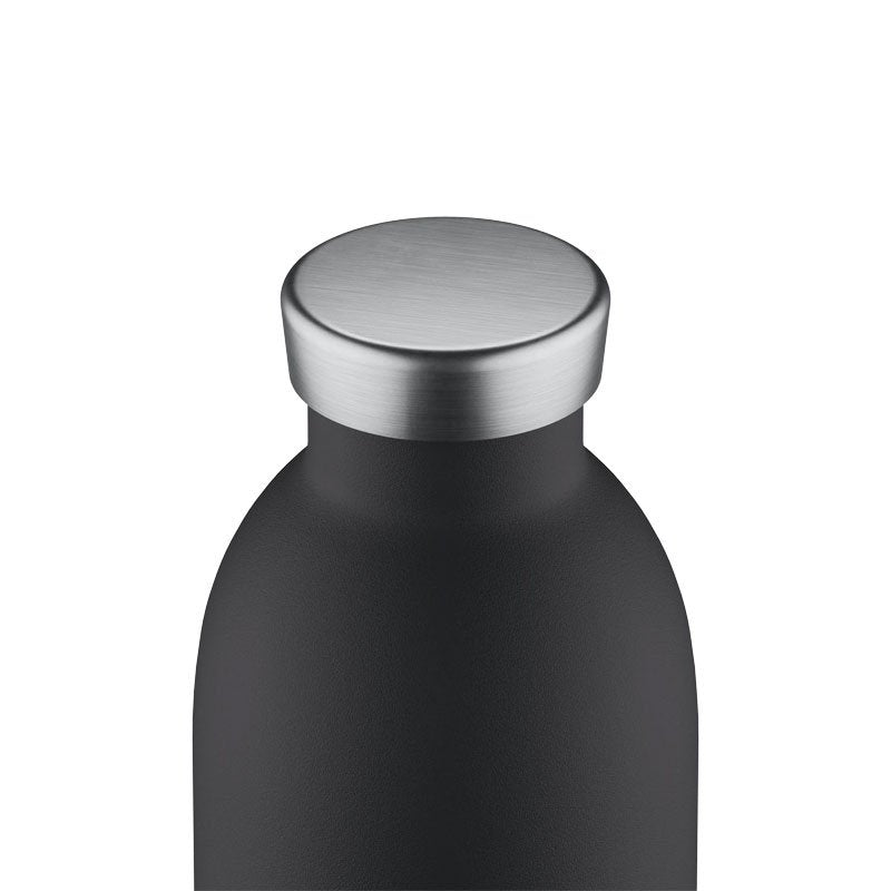 Gourde isotherme Clima en inox 'Tuxedo black' | 24 BOTTLES